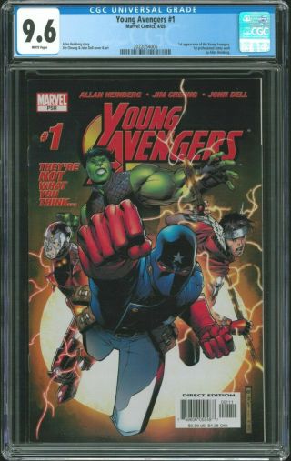 Young Avengers 1 - Cgc 9.  6 (1st Appearance Of Kate Bishop)