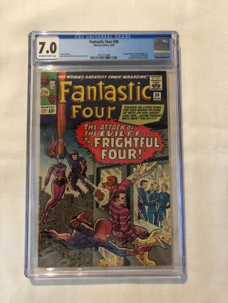 Fantastic Four 36,  Cgc 7.  0 Frightful Four Appearance