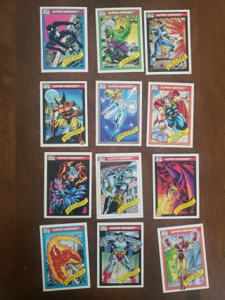 1990 Impel Marvel Universe Trading Card Set Series 1 I You Pick Finish Your Set