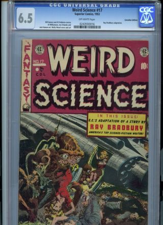 Weird Science 17 Cgc 6.  5 Ow Pages Shop With The Ol 