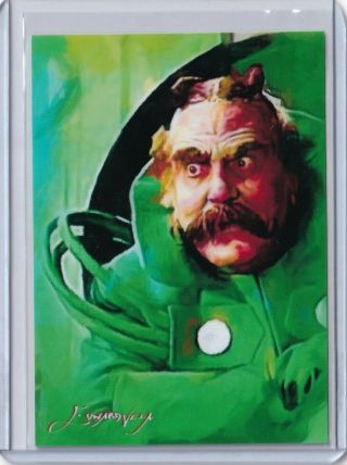 Sp12 Wizard Of Oz Frank Morgan 2 Art Sketch Card Hand Signed By Artist 50/50