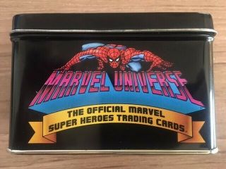 1990 Marvel Universe Premier Edition Trading Card Tin - No Cards