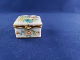 Limoges Trinket Box Handpainted For Tiffany & Co
