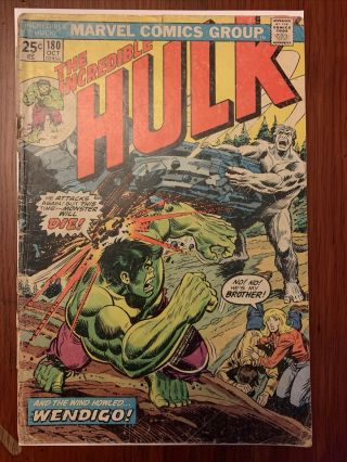 The Incredible Hulk 180 1st Cameo Wolverine Marvel Comics Value Stamp