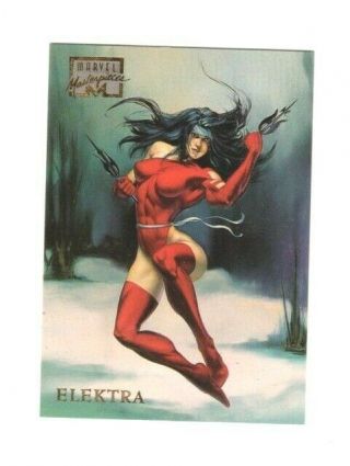 1996 Marvel Masterpieces Elektra 14 Boris & Julie
