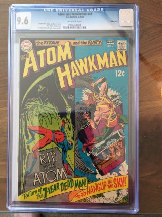 The Atom And Hawkman,  41,  Cgc 9.  6,  Twin Cities Pedigree