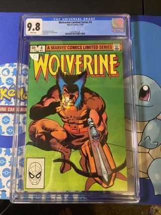 Wolverine Limited Series 4 Cgc 9.  8