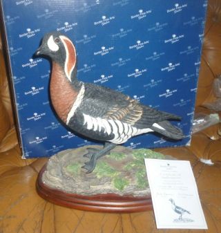 Border Fine Arts Red Breasted Goose,  Limited With Certificate,  Signed J