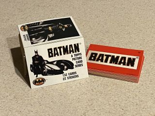 Vintage Complete Set Of 1989 Topps Batman Trading Cards