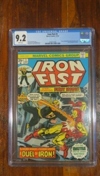 Iron Fist 1 November 1975 Cgc 9.  2 White Pages