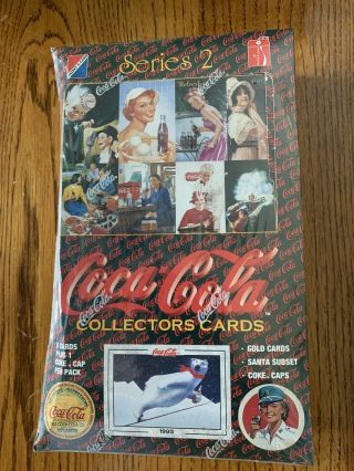 Coca Cola Factory Box Collector Cards Series 2 Collect A Card 1994