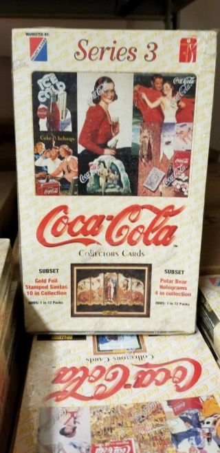 1994 Collect - A - Card Coca Cola Series 3 Collector Pack Trading Card Box