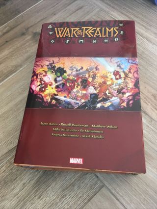 War Of The Realms Omnibus Marvel Comics Hardcover Hc Pre - Owned