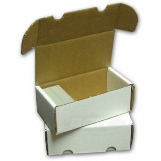 5 X 400 Count Cardboard Trading Cards Storage Box Yugioh Pokemon Mtg Sports Afl