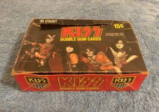 1978 Donruss Kiss Series 1 Card Box