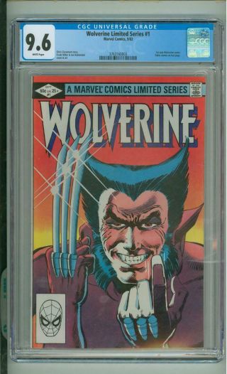 Wolverine Limited Series 1 9.  6 Cgc 1st Solo Wolverine Comic 1982