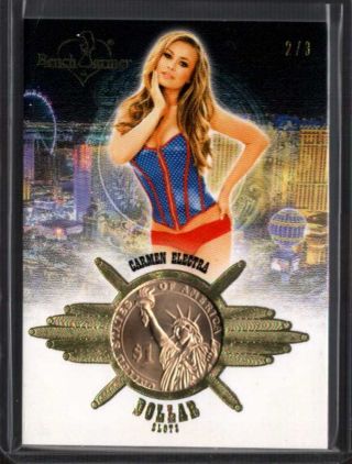 Carmen Electra 2/3 2020 Benchwarmer Vegas Baby Dollar Slots