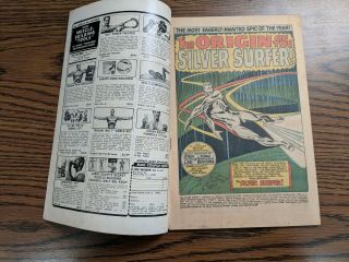 1968 MARVEL SILVER SURFER 1 AUTHENTIC COMIC BOOK INV0009 2