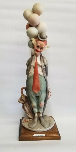 G.  Armani The Pensive Clown Figurine