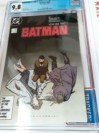 Batman 404 Cgc 9.  8 Mt White Pages Frank Miller Year One 1st Modern Catwoman