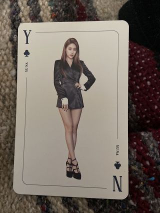 Aoa Yuna First Album Official Photocard Card Kpop K - Pop