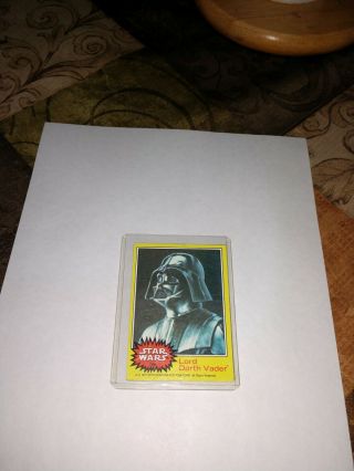 1977 Topps Star Wars Lord Darth Vader 196
