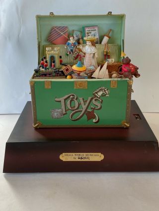 Enesco Small World Of Musicals Toy Animated Music Box Pre Owned