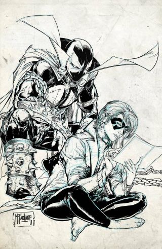 Crossover 3 1 In 100 Mcfarlane Black And White Virgin Variant Cover