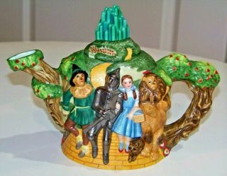 Wizard Of Oz Porcelain Tea Pot 1998 Franklin