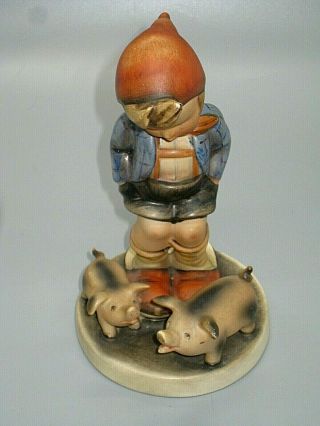 Vintage Goebel M I Hummel 66 Farm Boy With Pigs Figurine Tmk 2