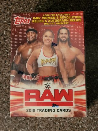 Topps 2019 Wwe Raw Wrestling Blaster Box