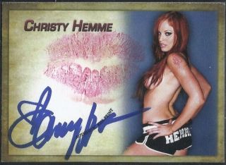 Christy Hemme 2017 Expo Benchwarmer Playboy Playmate Autograph Signature