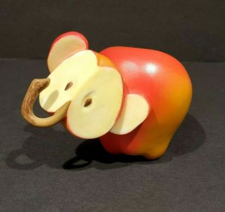 2010 Enesco Home Grown Apple Elephant Figurine
