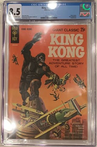 (1968) Gold Key Giant Classic King Kong Nn Cgc 8.  5 Ow/wp
