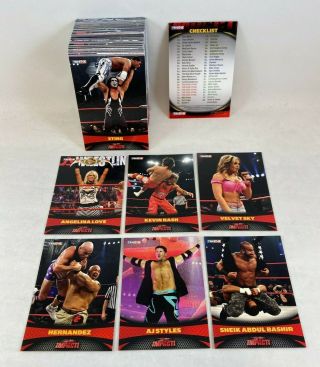 Tna Total Nonstop Action Wrestling Impact Trading Card Set 2009 Tristar 100