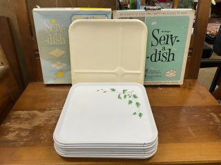 Vintage Serve - A - Dish Trays And Refils