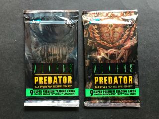 Aliens/ Predator Universe Vintage Trading Cards Packs X 2 By Dark Horse