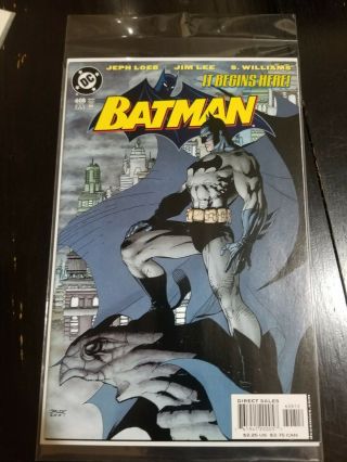 Batman 608 2nd Print 9.  6/9.  8 Jim Lee Gargoyle Classic Cover Hush Low Print
