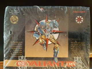 Valiant Era 1993 Upper Deck Factory Trading Card Pack Box