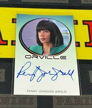 The Orville Archives Penny Johnson Jerald As Dr.  Claire Bordered Autograph