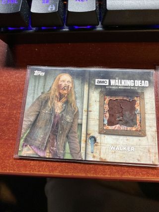 The Walking Dead Season 6 Walker Wardrobe Relic Card Screen Worn Costumes Set 3