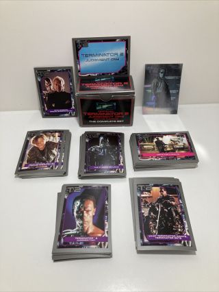 T2 - Terminator 2 Judgement Day 140 Movie Cards Set,  Hologram Vintage 1991