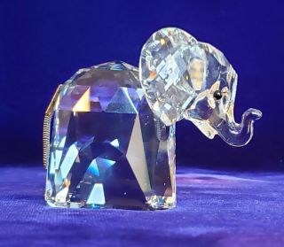Swarovski Silver Crystal Large Elephant 7640 055 000 - Mib