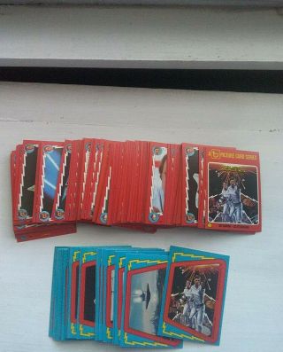 1979 Buck Rogers Topps Cards Complete Set Of 88 Cards & 22 Stickers
