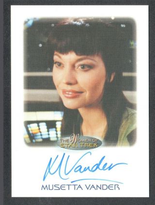 The Women Of Star Trek (rittenhouse 2010) Autograph Card Musetta Vander