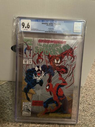 Spider - Man 362 Cgc 9.  6 Second Printing 2nd Appearance Of Carnage Marvel
