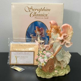 Seraphim Classics Danielle Messenger Of Love Angel Figurine Mib With 8 "