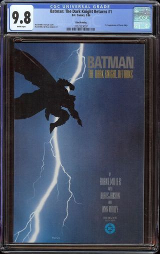 Batman Dark Knight Returns 1 Cgc 9.  8 White (dc,  1986) 3rd Print