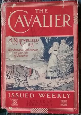 The Cavalier Issued Weekly Feb 3 1912 " A Shipwrecked Venus "
