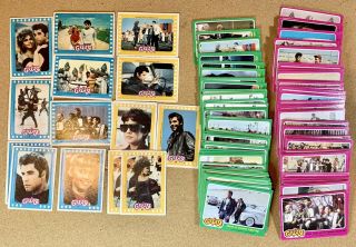 Vintage 1978 Grease Movie Cards Stickers Memorabilia Travolta